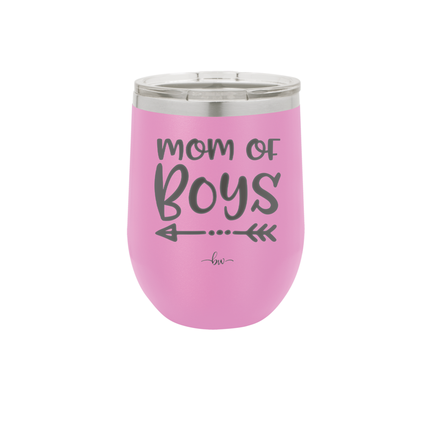 Mom of Boys - Laser Engraved Stainless Steel Drinkware - 1982 -