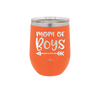 Mom of Boys - Laser Engraved Stainless Steel Drinkware - 1982 -