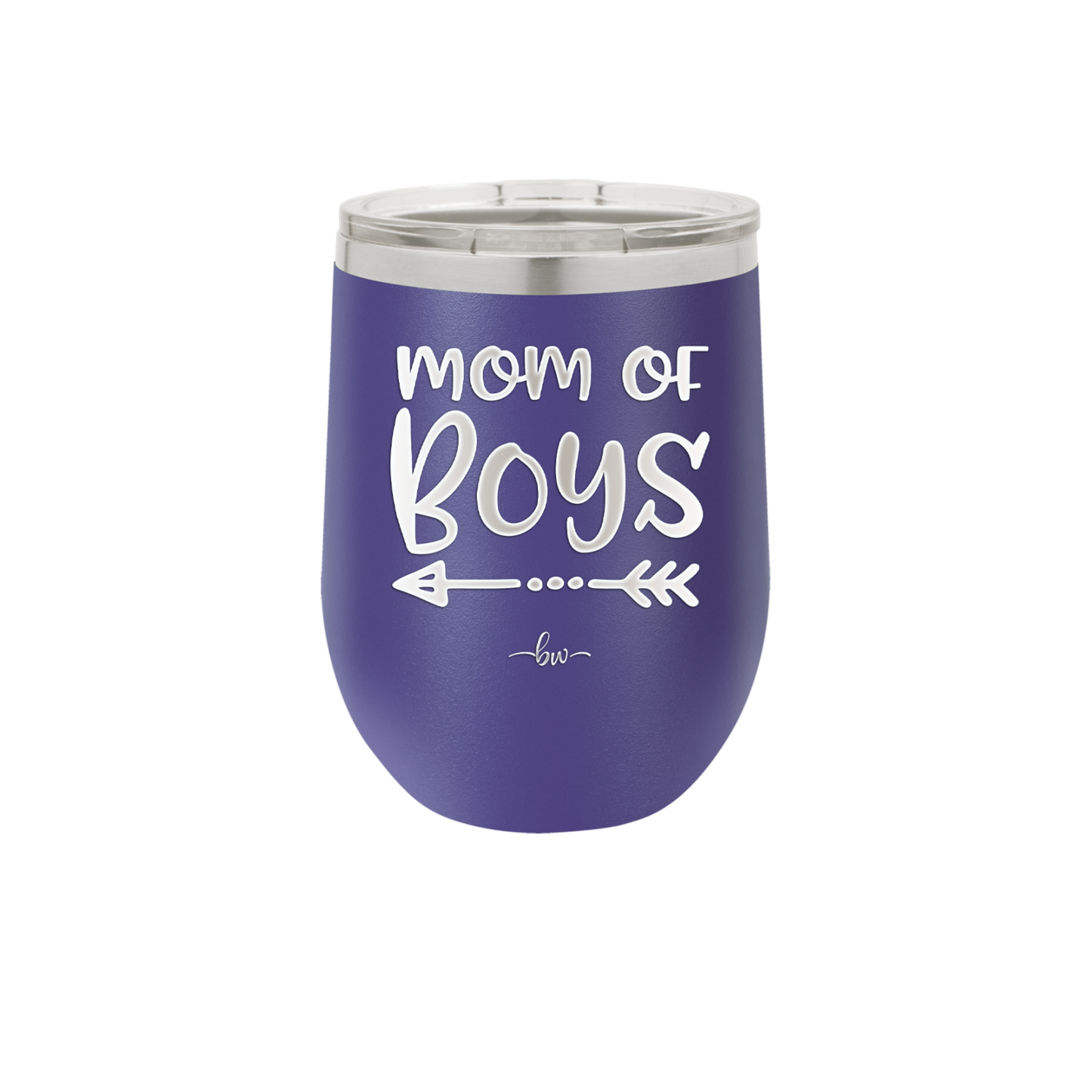 Mom of Boys - Laser Engraved Stainless Steel Drinkware - 1982 -