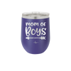 Mom of Boys - Laser Engraved Stainless Steel Drinkware - 1982 -
