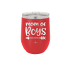 Mom of Boys - Laser Engraved Stainless Steel Drinkware - 1982 -