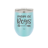 Mom of Boys - Laser Engraved Stainless Steel Drinkware - 1982 -