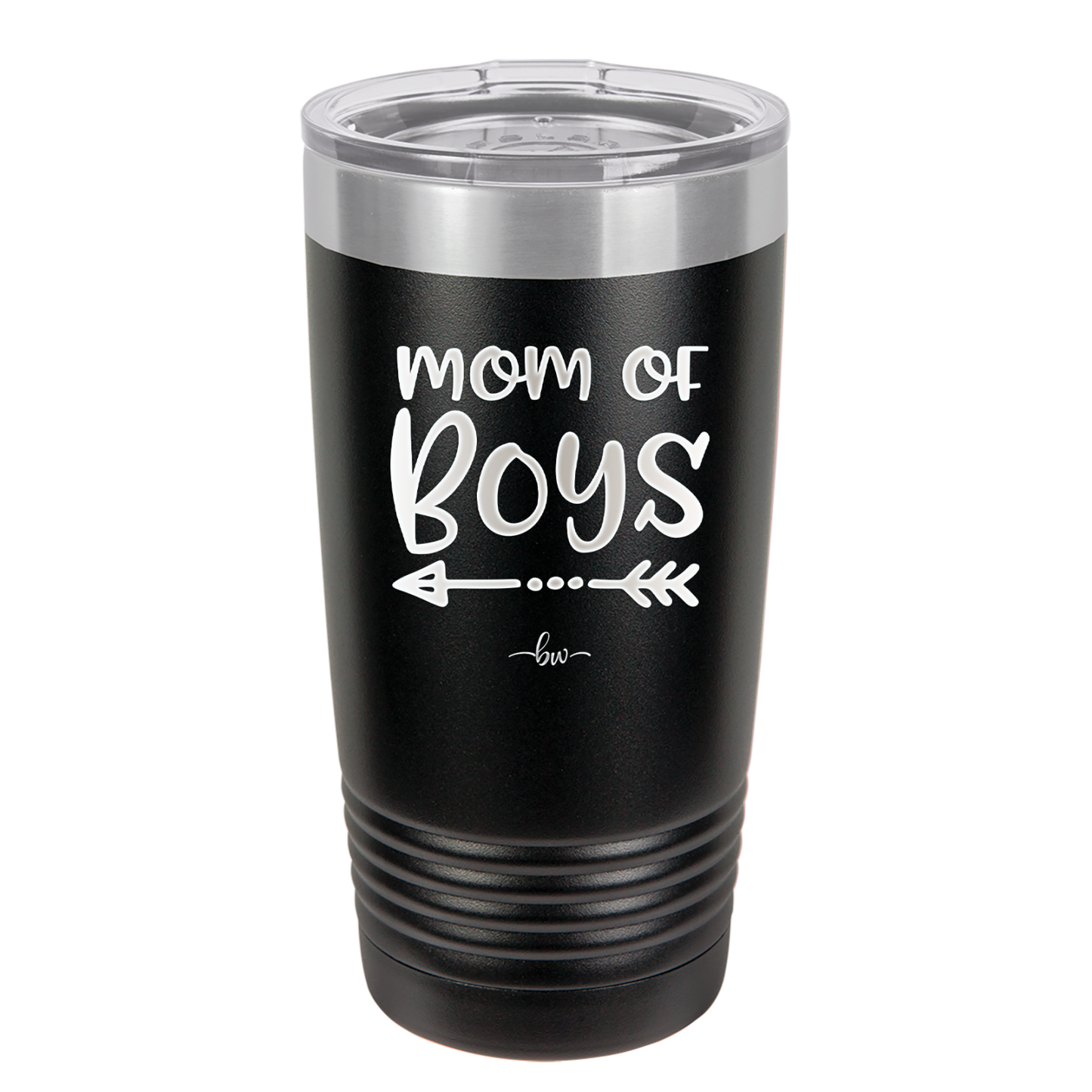 Mom of Boys - Laser Engraved Stainless Steel Drinkware - 1982 -