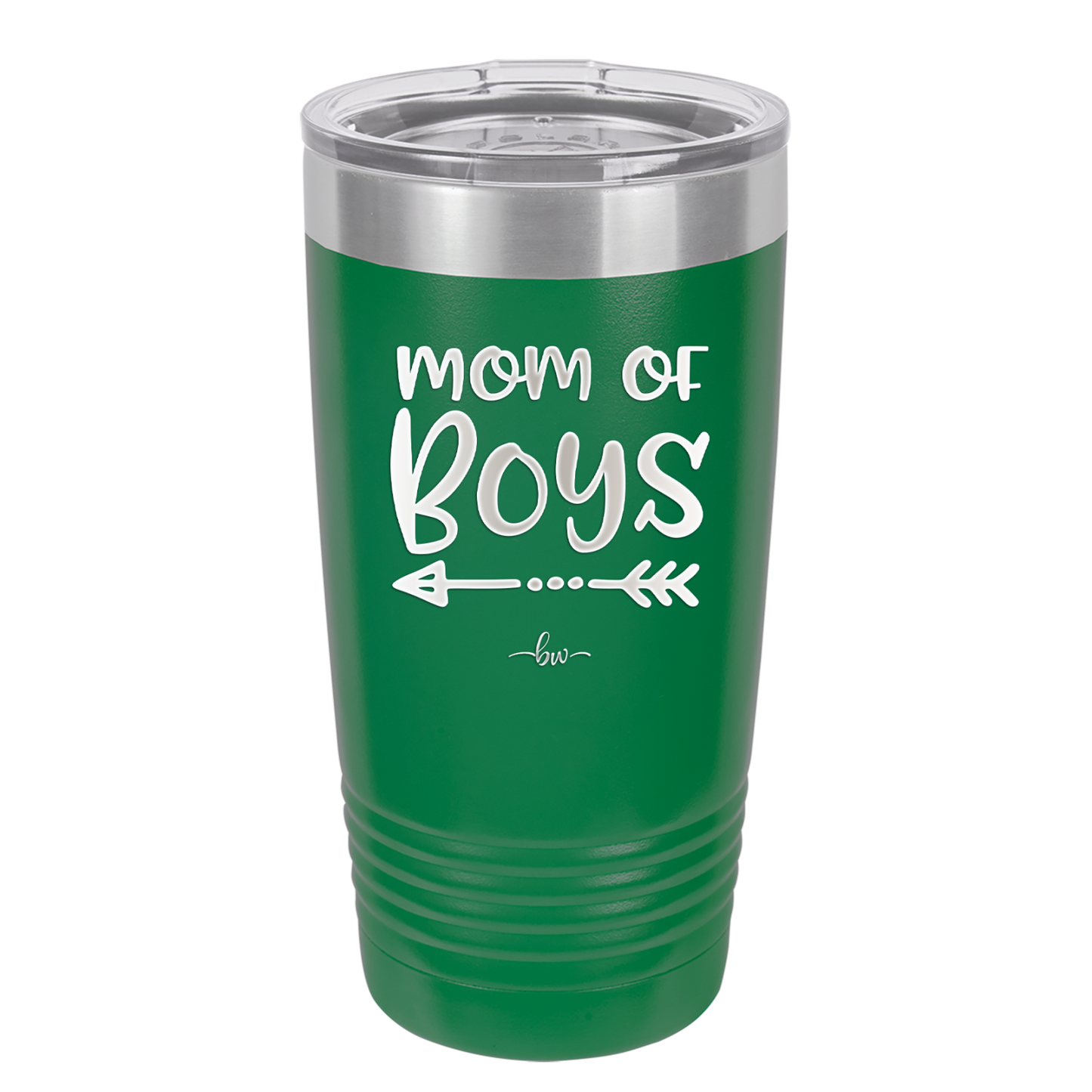 Mom of Boys - Laser Engraved Stainless Steel Drinkware - 1982 -