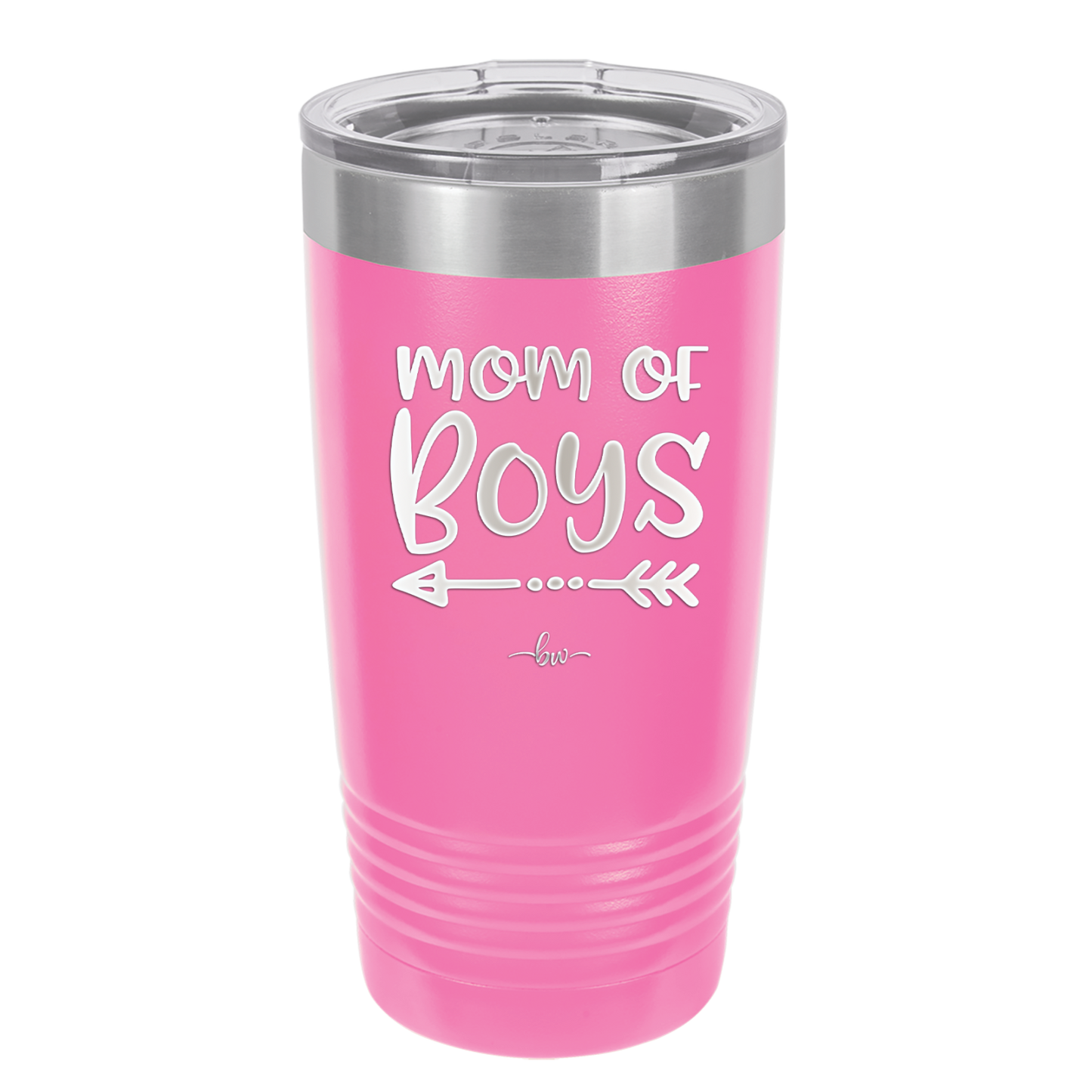 Mom of Boys - Laser Engraved Stainless Steel Drinkware - 1982 -