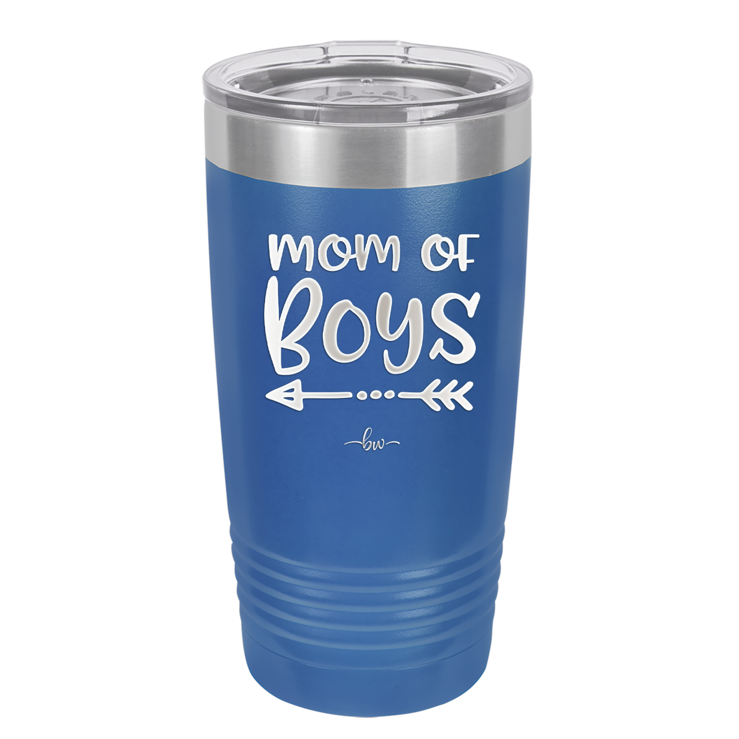 Mom of Boys - Laser Engraved Stainless Steel Drinkware - 1982 -