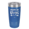 Mom of Boys - Laser Engraved Stainless Steel Drinkware - 1982 -