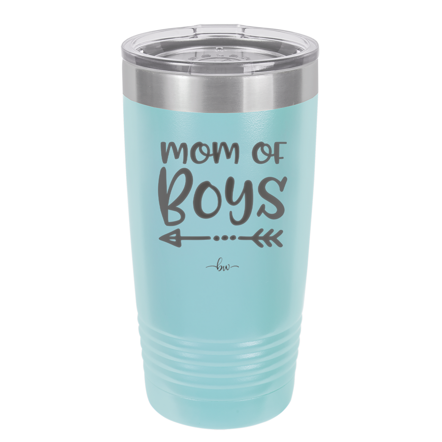 Mom of Boys - Laser Engraved Stainless Steel Drinkware - 1982 -