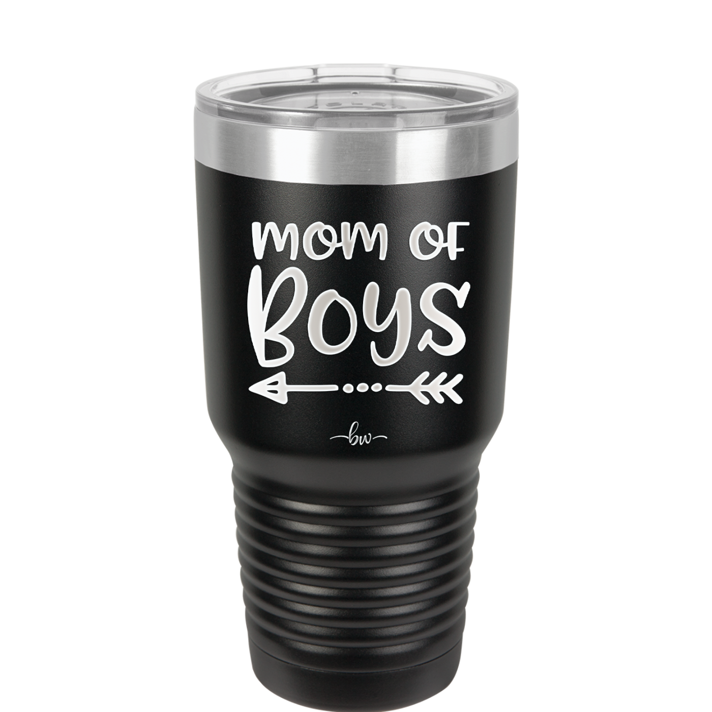 Mom of Boys - Laser Engraved Stainless Steel Drinkware - 1982 -