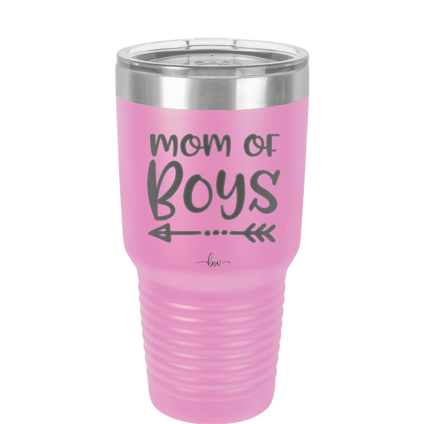 Mom of Boys - Laser Engraved Stainless Steel Drinkware - 1982 -
