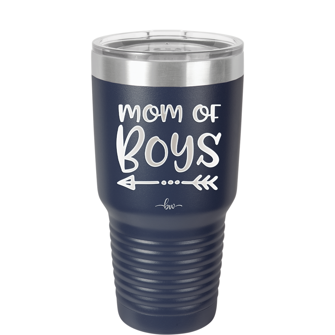 Mom of Boys - Laser Engraved Stainless Steel Drinkware - 1982 -