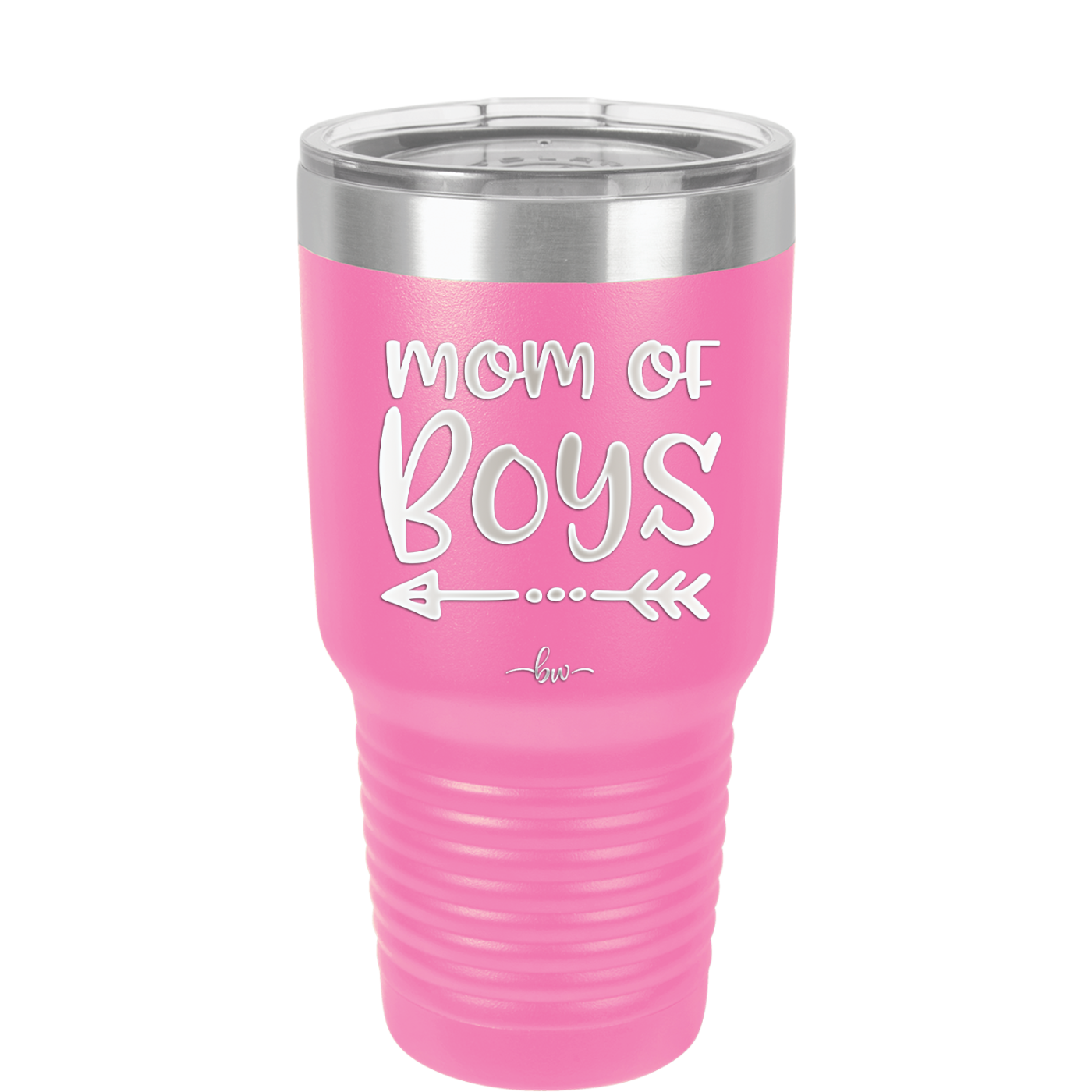 Mom of Boys - Laser Engraved Stainless Steel Drinkware - 1982 -