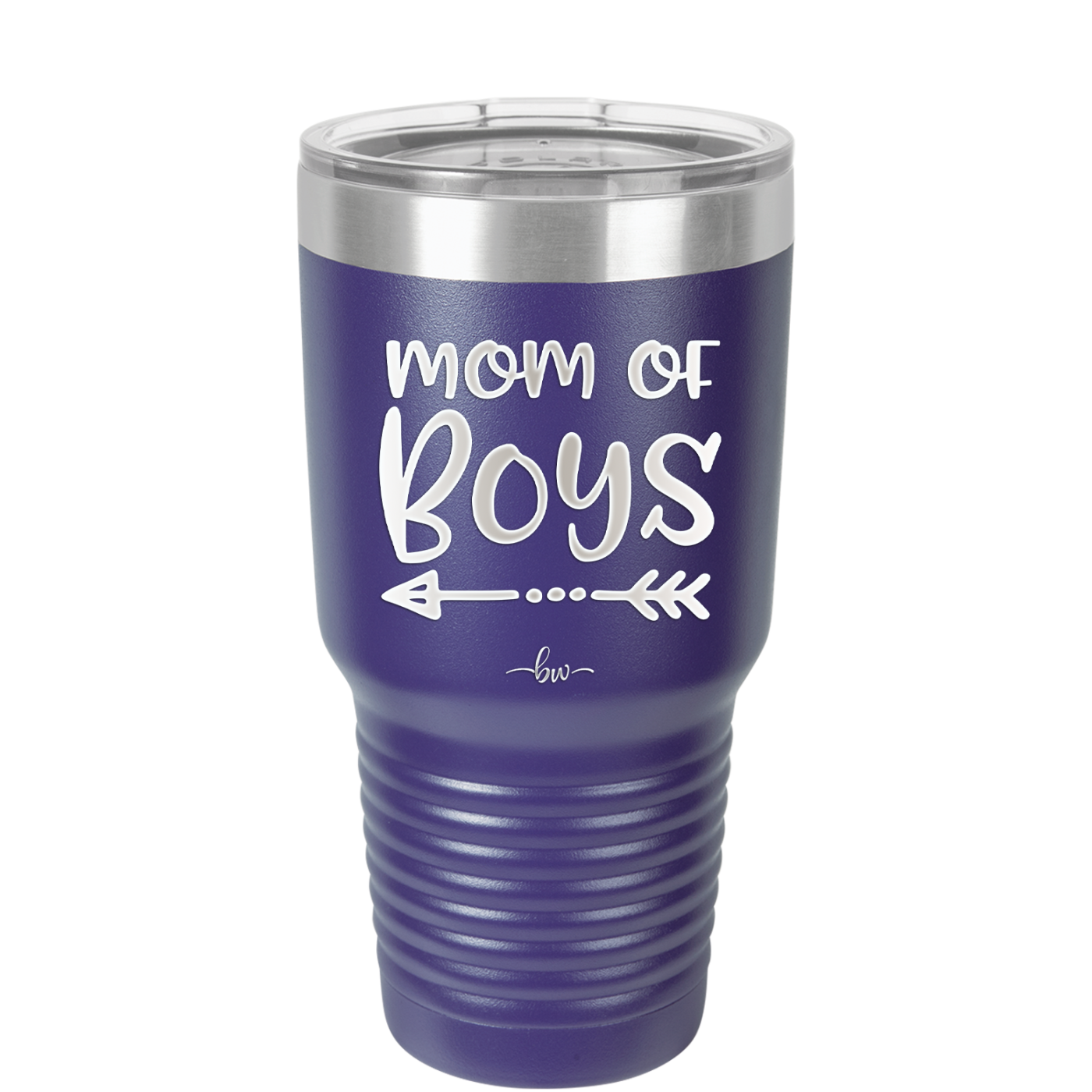 Mom of Boys - Laser Engraved Stainless Steel Drinkware - 1982 -