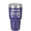 Mom of Boys - Laser Engraved Stainless Steel Drinkware - 1982 -
