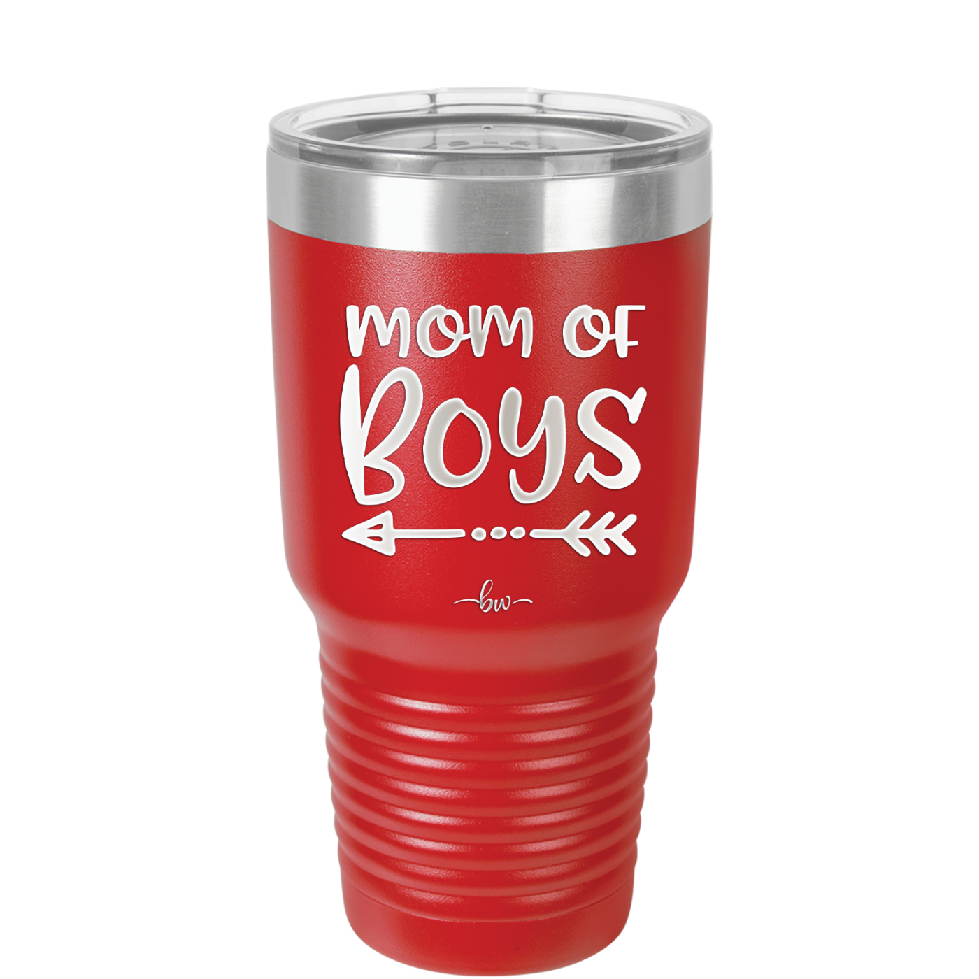 Mom of Boys - Laser Engraved Stainless Steel Drinkware - 1982 -