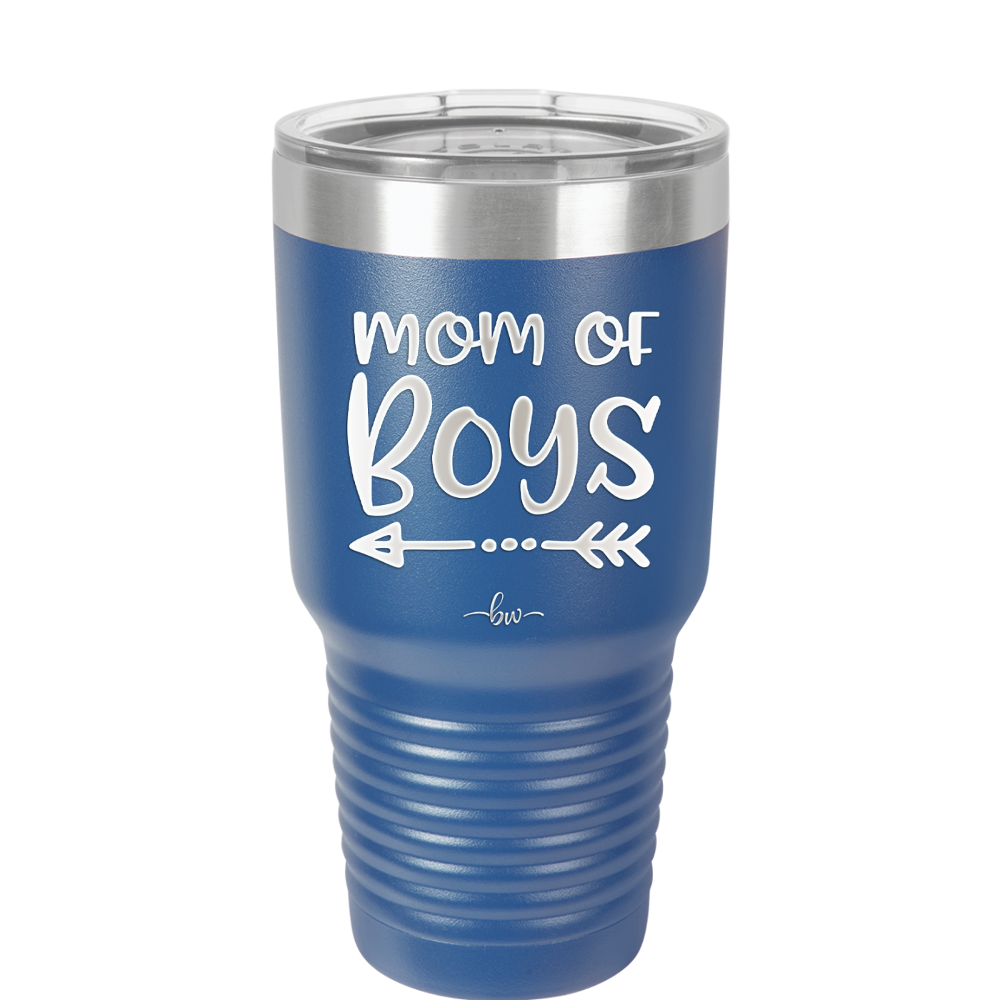 Mom of Boys - Laser Engraved Stainless Steel Drinkware - 1982 -