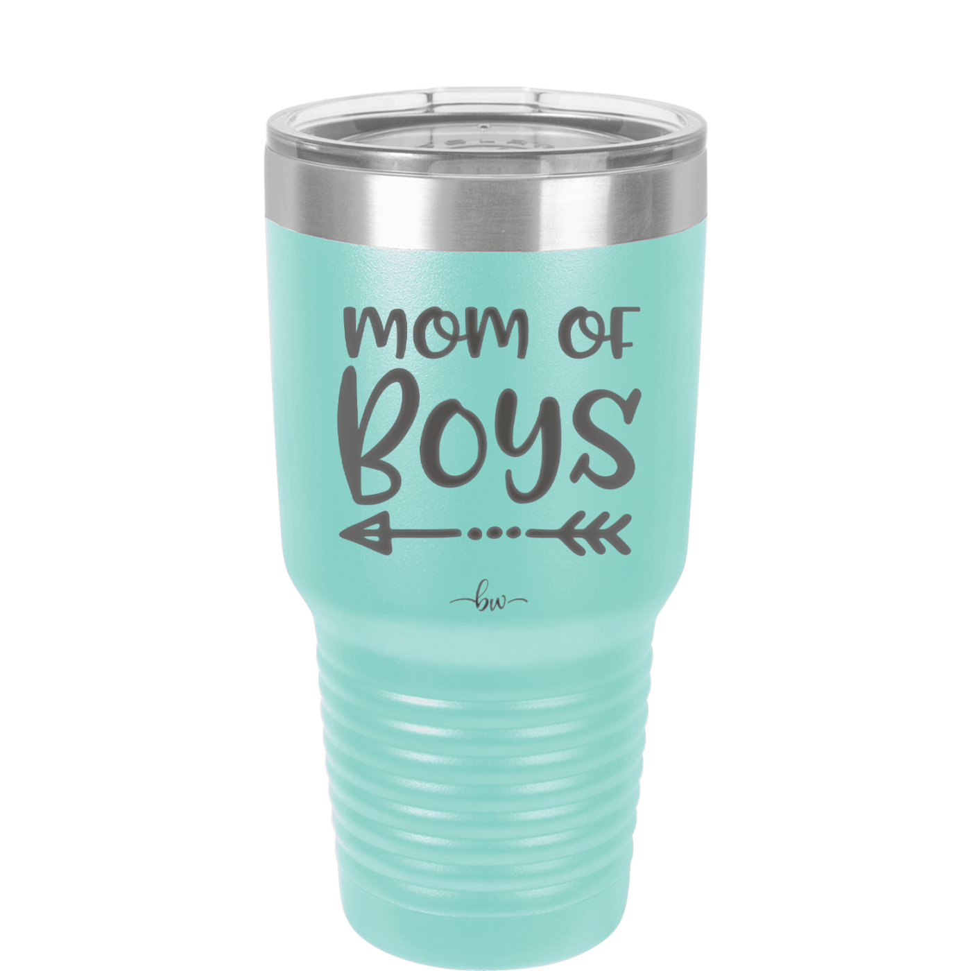 Mom of Boys - Laser Engraved Stainless Steel Drinkware - 1982 -