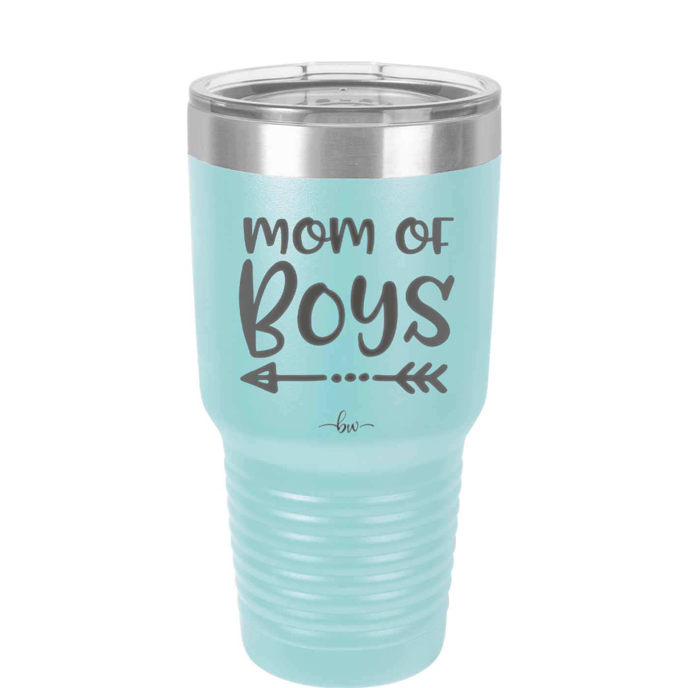 Mom of Boys - Laser Engraved Stainless Steel Drinkware - 1982 -