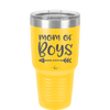Mom of Boys - Laser Engraved Stainless Steel Drinkware - 1982 -
