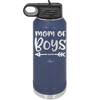 Mom of Boys - Laser Engraved Stainless Steel Drinkware - 1982 -