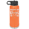 Mom of Boys - Laser Engraved Stainless Steel Drinkware - 1982 -