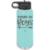 Mom of Boys - Laser Engraved Stainless Steel Drinkware - 1982 -