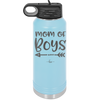 Mom of Boys - Laser Engraved Stainless Steel Drinkware - 1982 -