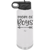 Mom of Boys - Laser Engraved Stainless Steel Drinkware - 1982 -