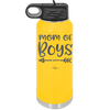 Mom of Boys - Laser Engraved Stainless Steel Drinkware - 1982 -