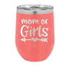 Mom of Girls - Laser Engraved Stainless Steel Drinkware - 1983 -
