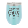 Mom of Girls - Laser Engraved Stainless Steel Drinkware - 1983 -