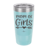 Mom of Girls - Laser Engraved Stainless Steel Drinkware - 1983 -