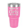 Mom of Girls - Laser Engraved Stainless Steel Drinkware - 1983 -