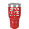Mom of Girls - Laser Engraved Stainless Steel Drinkware - 1983 -