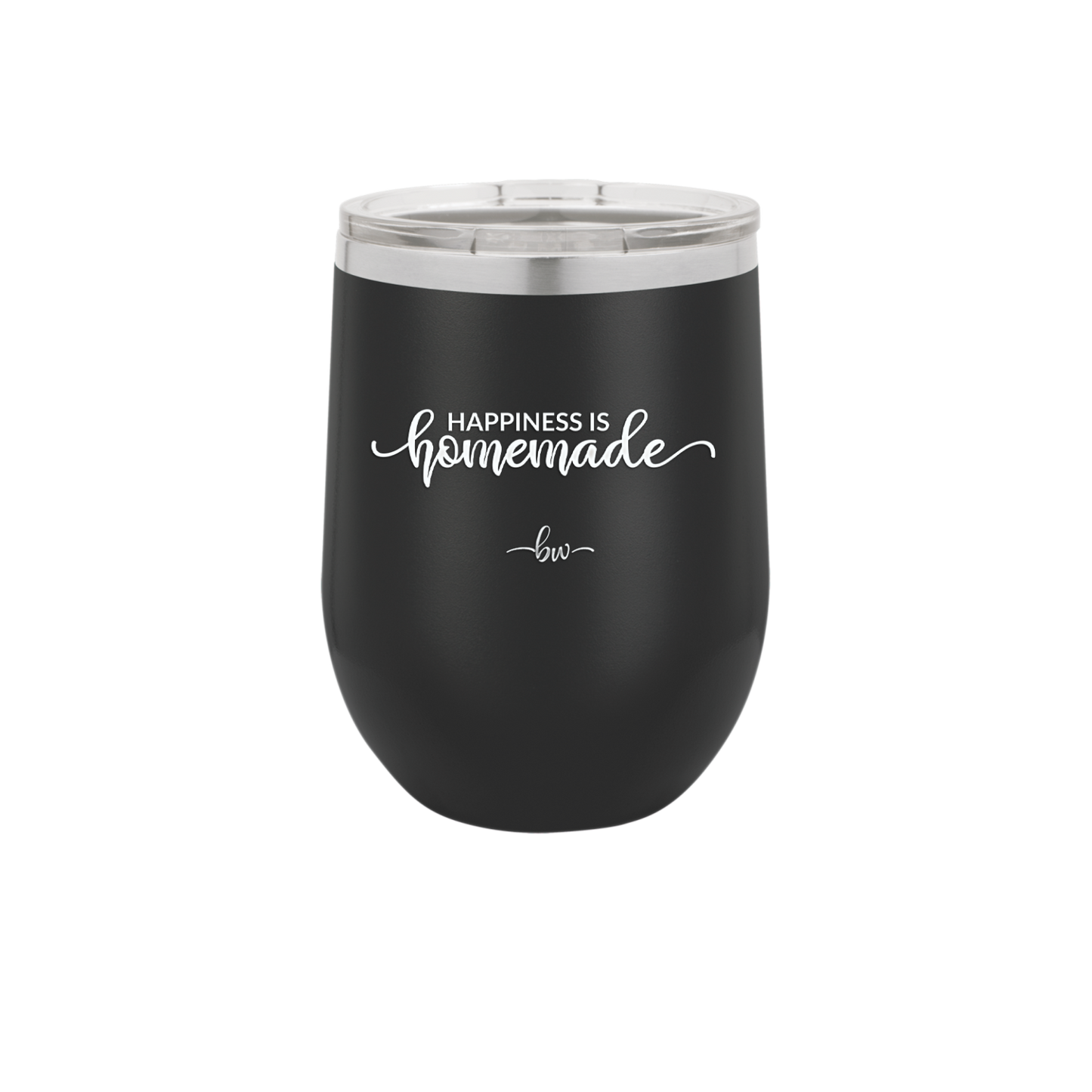 Happiness is Homemade - Laser Engraved Stainless Steel Drinkware - 1985 -