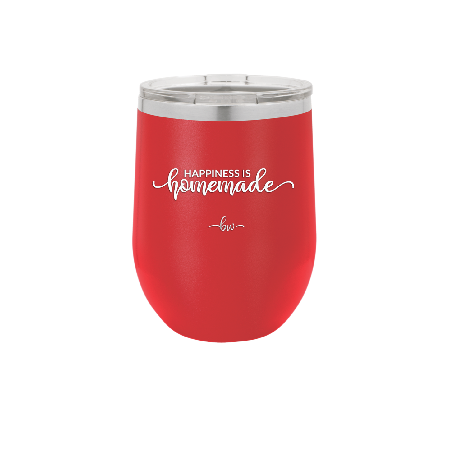 Happiness is Homemade - Laser Engraved Stainless Steel Drinkware - 1985 -