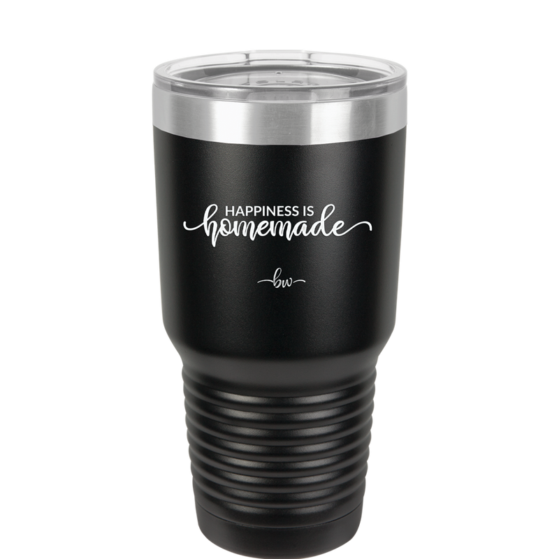 Happiness is Homemade - Laser Engraved Stainless Steel Drinkware - 1985 -