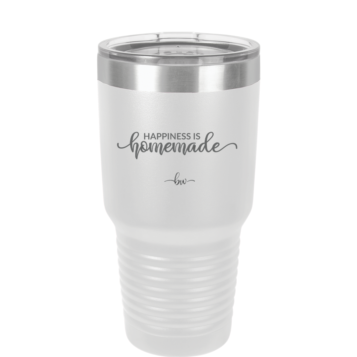 Happiness is Homemade - Laser Engraved Stainless Steel Drinkware - 1985 -
