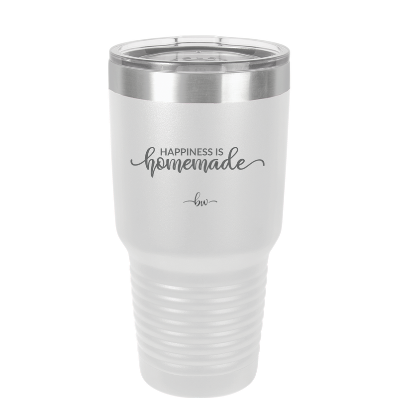 Happiness is Homemade - Laser Engraved Stainless Steel Drinkware - 1985 -