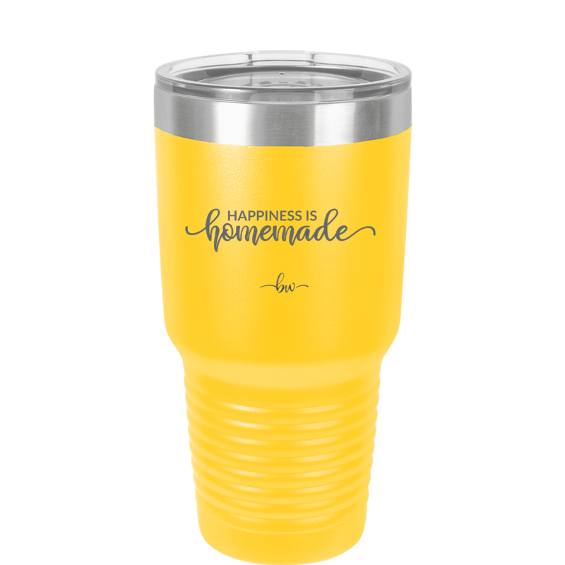 Happiness is Homemade - Laser Engraved Stainless Steel Drinkware - 1985 -