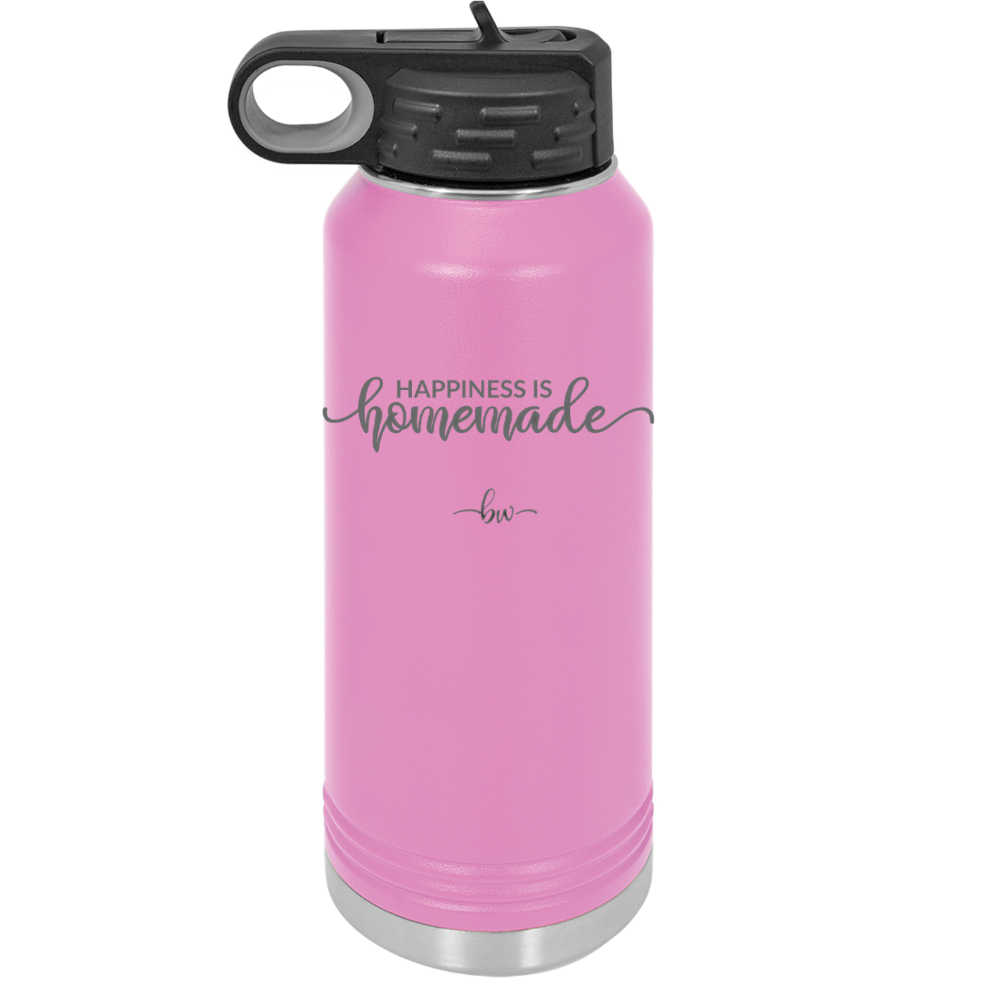 Happiness is Homemade - Laser Engraved Stainless Steel Drinkware - 1985 -