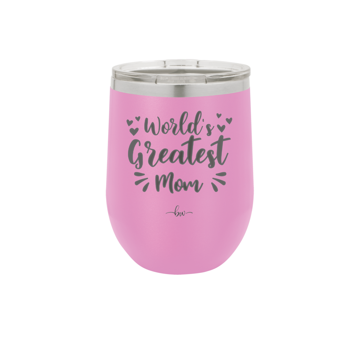 World's Greatest Mom - Laser Engraved Stainless Steel Drinkware - 1987 -
