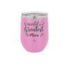 World's Greatest Mom - Laser Engraved Stainless Steel Drinkware - 1987 -