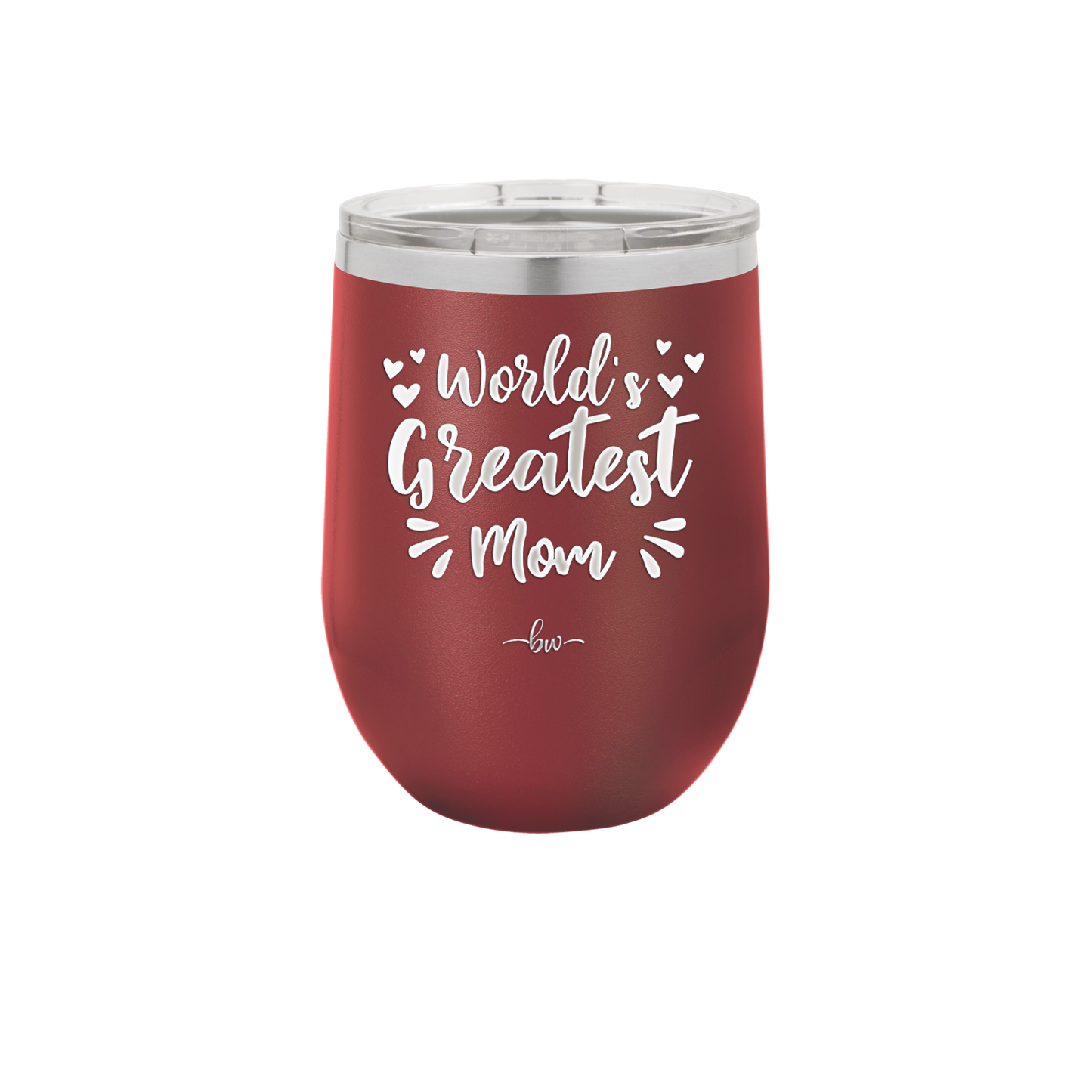 World's Greatest Mom - Laser Engraved Stainless Steel Drinkware - 1987 -