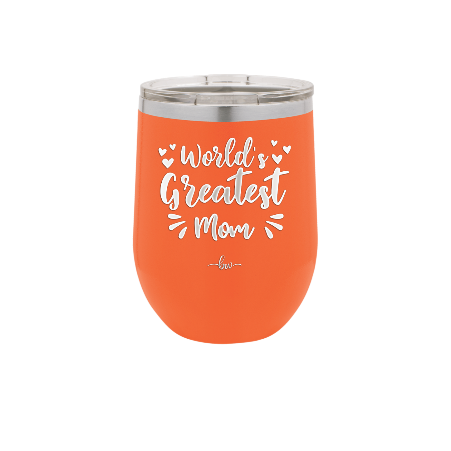 World's Greatest Mom - Laser Engraved Stainless Steel Drinkware - 1987 -
