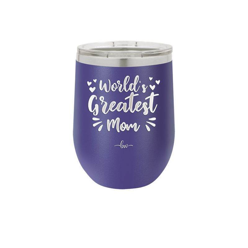 World's Greatest Mom - Laser Engraved Stainless Steel Drinkware - 1987 -