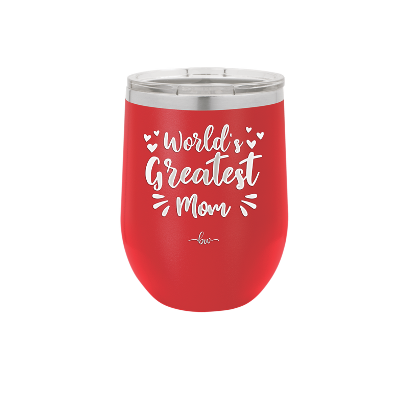 World's Greatest Mom - Laser Engraved Stainless Steel Drinkware - 1987 -