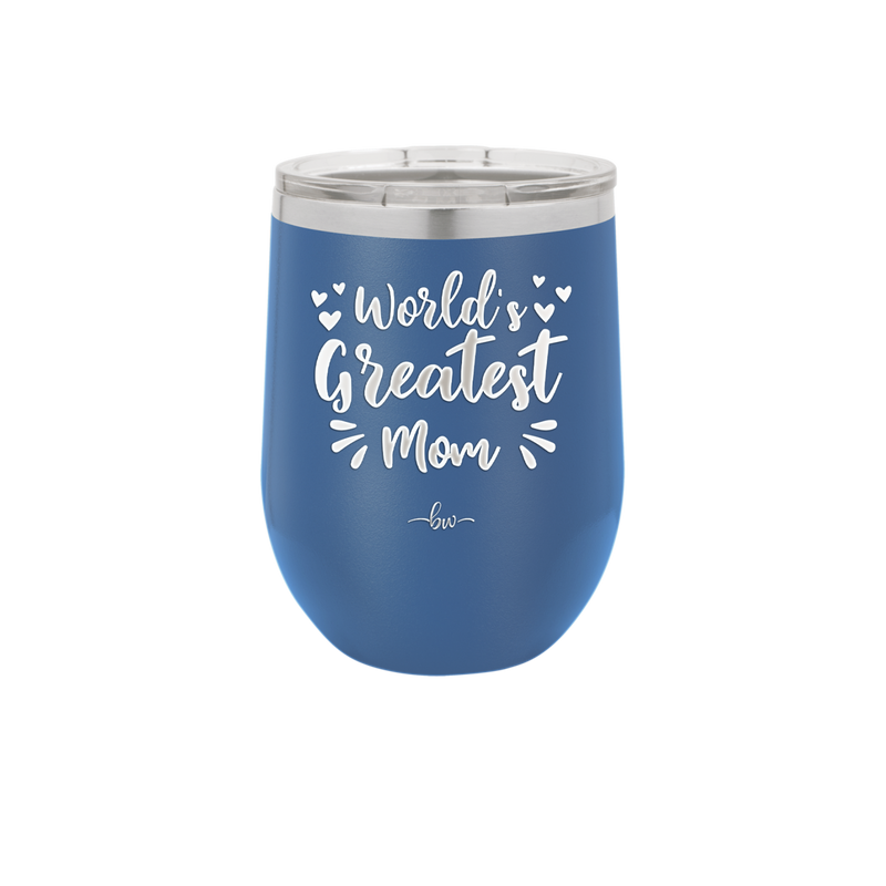 World's Greatest Mom - Laser Engraved Stainless Steel Drinkware - 1987 -