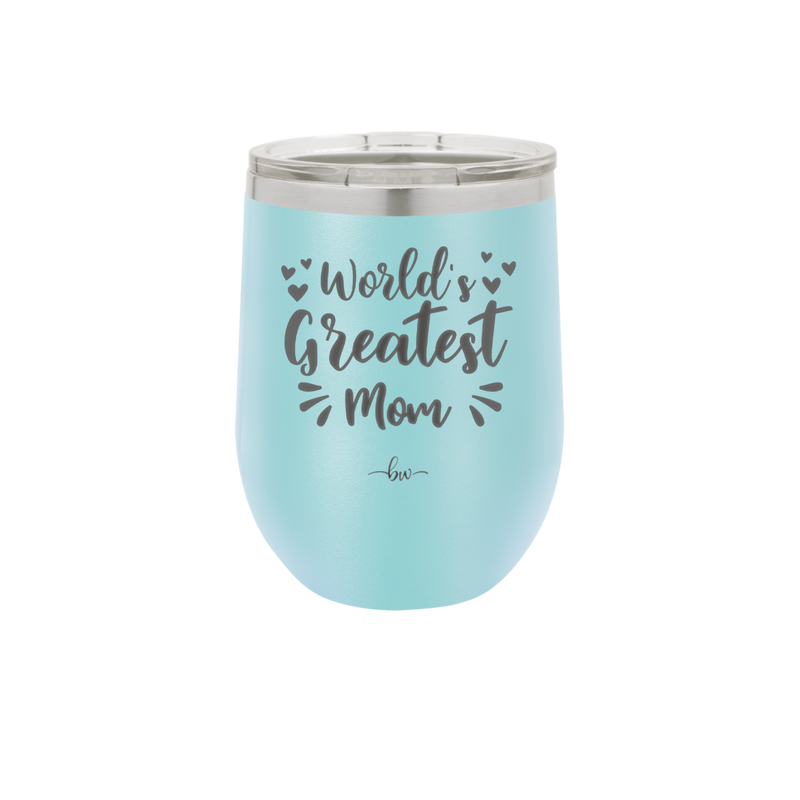 World's Greatest Mom - Laser Engraved Stainless Steel Drinkware - 1987 -