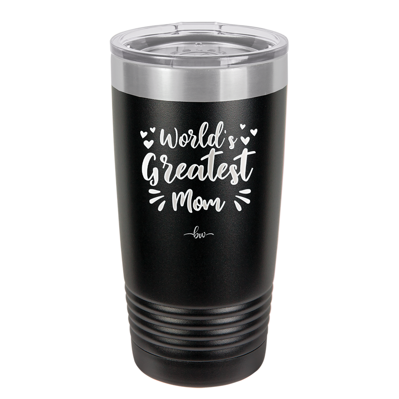 World's Greatest Mom - Laser Engraved Stainless Steel Drinkware - 1987 -